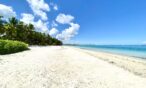 beach to the left hotel trou aux biches